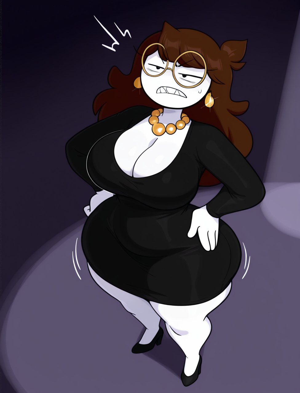 1female, 1girls, ai generated, female, female only, highdeadout, jaiden, jaiden animations, solo, solo female, tagme