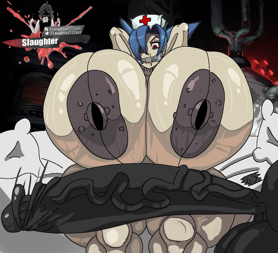 1boy, 1boy1girl, 1boy1girls, 1boys, 1girl, 1girl1boy, 1girls, arms behind back, arms behind head, big balls, big breasts, big penis, big thighs, female, female/male, giant balls, giant breasts, giant penis, giant thighs, gigantic breasts, gigantic butt, gigantic penis, gigantic testicles, gigantic thighs, glands of montgomery, heavy breasts, huge balls, huge breasts, huge cock, huge penis, huge thighs, hyper, hyper balls, hyper breasts, hyper penis, hyper thighs, large balls, large breasts, large penis, large thighs, long corona of glans penis, male, male/female, massive balls, massive boobs, massive breasts, massive cock, massive penis, massive thighs, massive tits, mommy, mommy milkers, paizuri, penis, skullgirls, straight, titjob, valentine (skullgirls), varix (edit), voluptuous, voluptuous body, voluptuous female