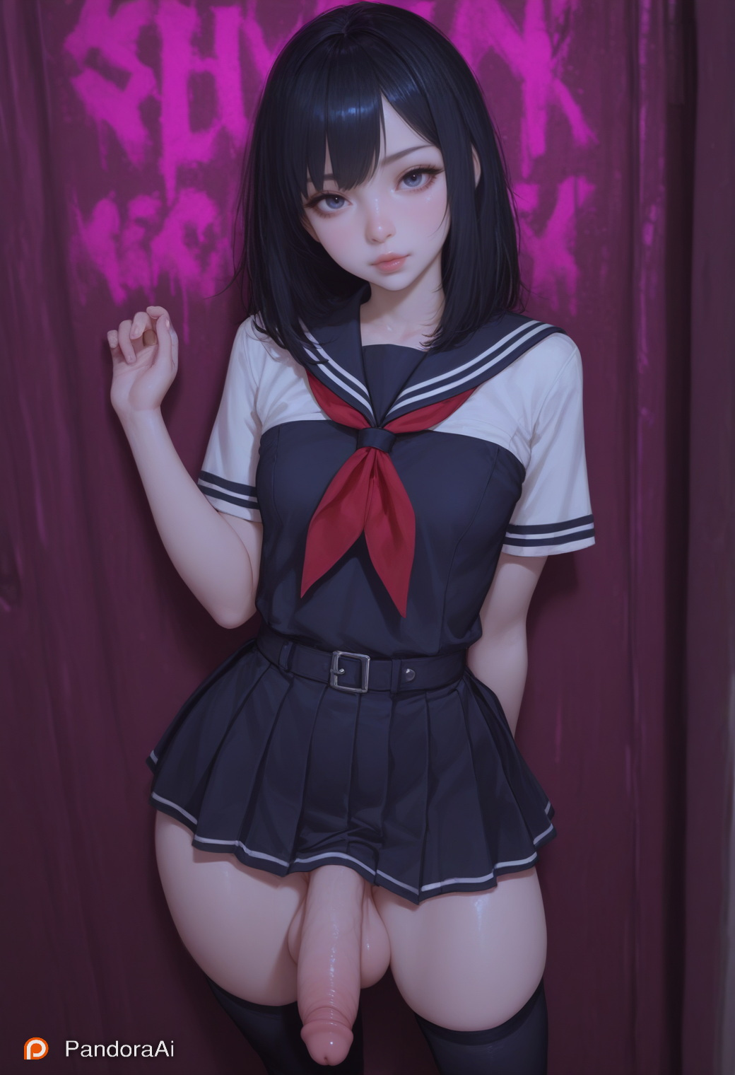 1boy, 1femboy, ai generated, artist name, artist upload, balls, belt, big balls, big cock, big hips, big penis, big testicles, black hair, black skirt, black stockings, boy, cute, cute eyes, cute face, cute male, femboy, hi res, huge balls, huge cock, huge hips, huge penis, huge testicles, lips, lipstick, makeup, male, male only, more at source, narrow shoulders, pale, pale body, pale skin, pale-skinned femboy, pale-skinned male, pandora, patreon, penis, school uniform, sexy, sexy body, sexy pose, skinny, skirt, slim waist, smooth balls, smooth penis, smooth skin, stockings, tagme, testicles, thick balls, thick cock, thick hips, thick penis, tiny waist, trap, white skin