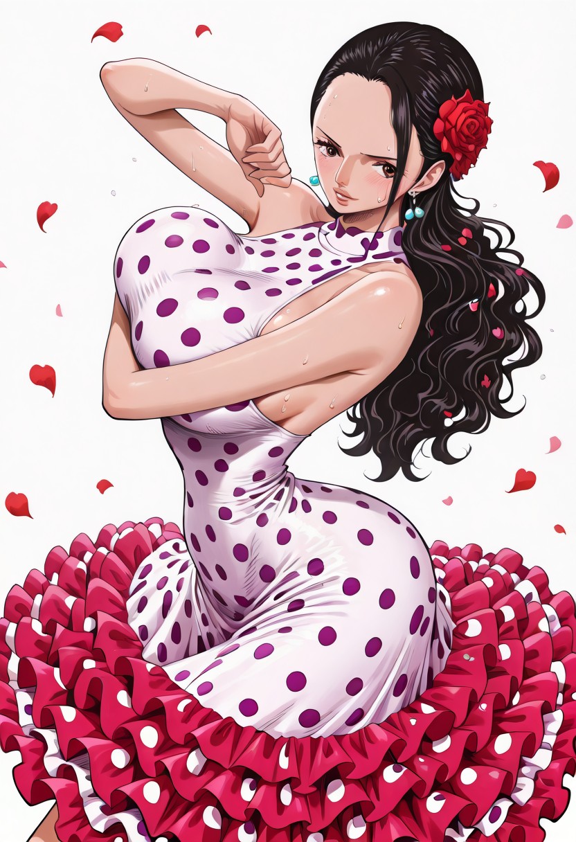 ai_generated dancing flamenco one_piece viola_(one_piece)