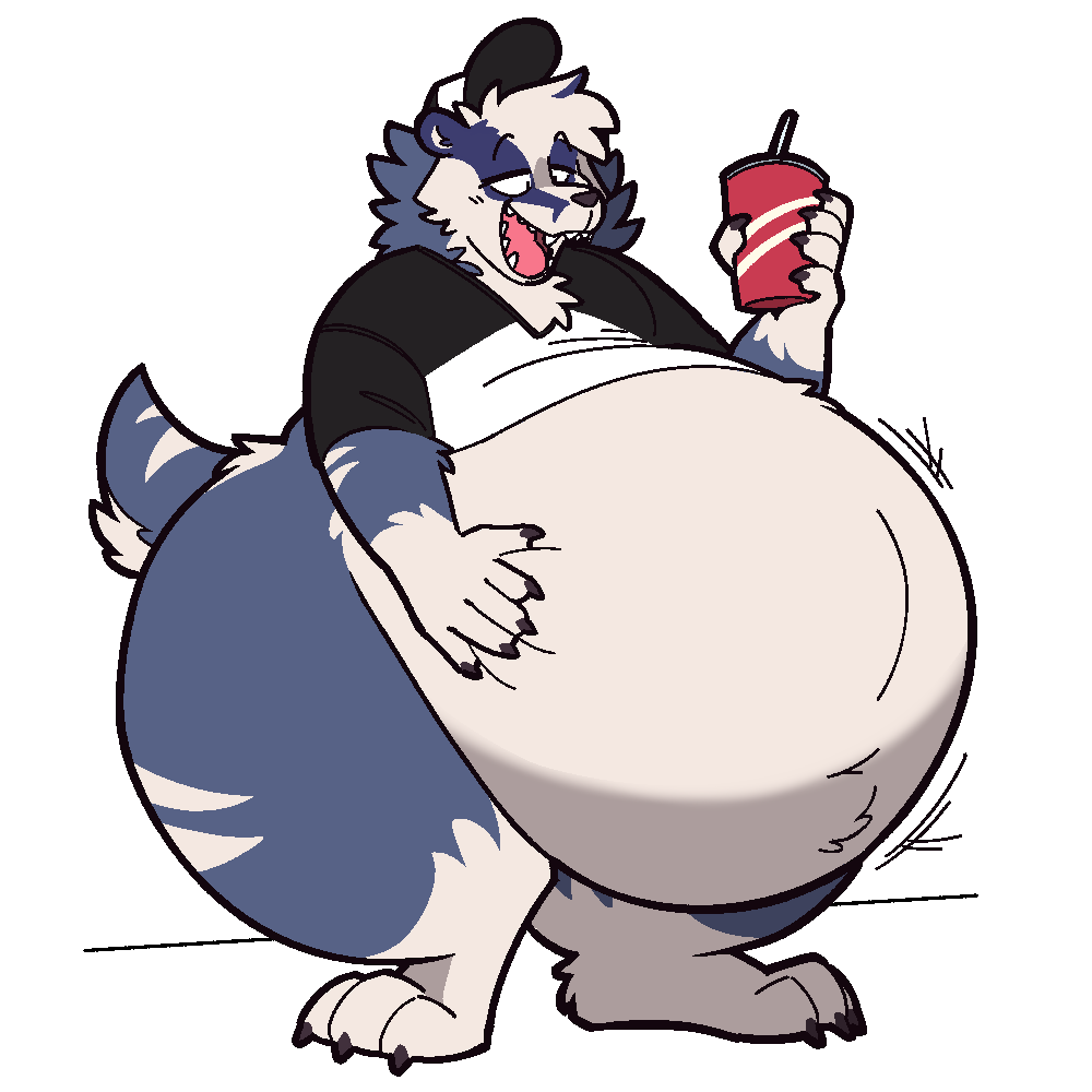 1boy 2023 anthro badger badger_boy belly belly_overhang bhm big_belly drink fat fat_anthro fat_belly fat_fetish fat_male fat_man fat_thighs fatfur furry gigantic_belly male morbidly_obese morbidly_obese_anthro morbidly_obese_male obese obese_male orvideuhoh overweight overweight_anthro overweight_male soda ssbhm thick_thighs thighs warren_(orvideuhoh) weight_gain wide_hips