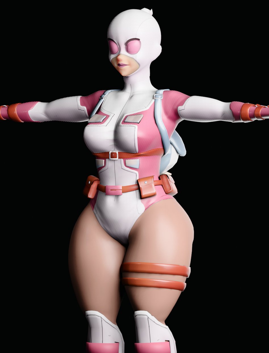 1girls 3d ass big_ass big_breasts bottom_heavy breasts bust busty chest curvaceous curvy curvy_figure digital_media_(artwork) female female_focus gwen_poole gwenpool gwenpool_(series) hero heroine hips hourglass_figure huge_ass huge_breasts human large_ass large_breasts legs light-skinned_female light_skin marvel marvel_comics mature mature_female slim_waist superhero superheroine thick thick_hips thick_legs thick_thighs thighs top_heavy voluptuous waist wide_hips wotm8h8