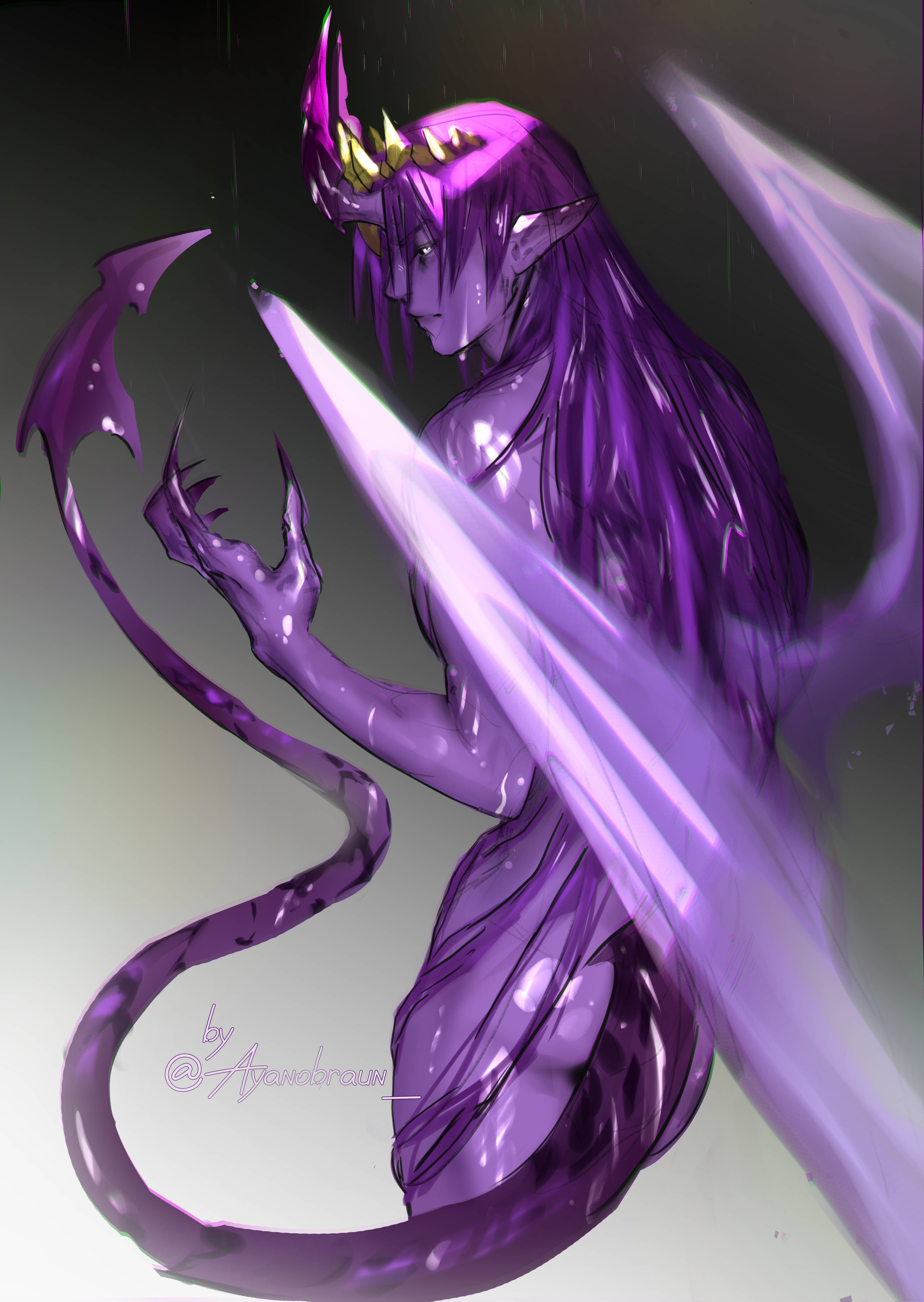 1boy, ayanobraun, imp, mcyt, minecraft, minecraft youtubers, purple body, purple hair, purple skin, twitch, twitch streamer, twitch.tv, twitter, twitter username, unstable universe, wemmbu, wemmbumc, wet skin, white eyes, youtube, youtuber, youtubers