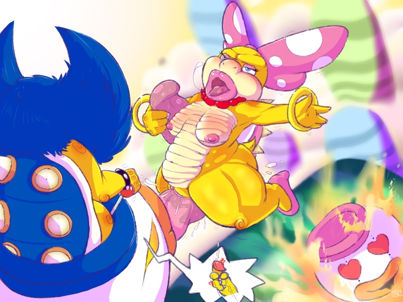 1boy 1girls anthro bald_female big_lips big_thighs blue_eyes blue_hair blue_shell blush bourbon_(artist) bow bracelets breasts cunnilingus drooling duo explosion eyeshadow fapping female female/male female_focus half-closed_eyes heart_eyes heels high_heels koopaling koopalings lipstick ludwig_von_koopa male male/female male_masturbation mario_(series) necklace nintendo nipples open_mouth oral pearl_necklace pink_bow pink_eyeshadow pink_heels pink_high_heels pink_lips pink_lipstick pink_shell red_necklace red_pearl_necklace sagging_breasts saliva sex sibling slightly_chubby spiked_bracelet spiked_shell super_smash_bros. tail thick thick_hips thick_thighs thighs tongue tongue_out ugly_female vaginal_penetration video_games wendy_o._koopa wide_hips yellow_skin