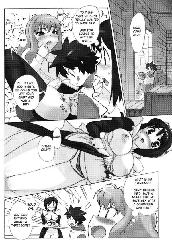 blush clothing comic large_breasts louise louise_francoise_le_blanc_de_la_valliere maid panties saito_hiraga siesta stockings zero_no_tsukaima