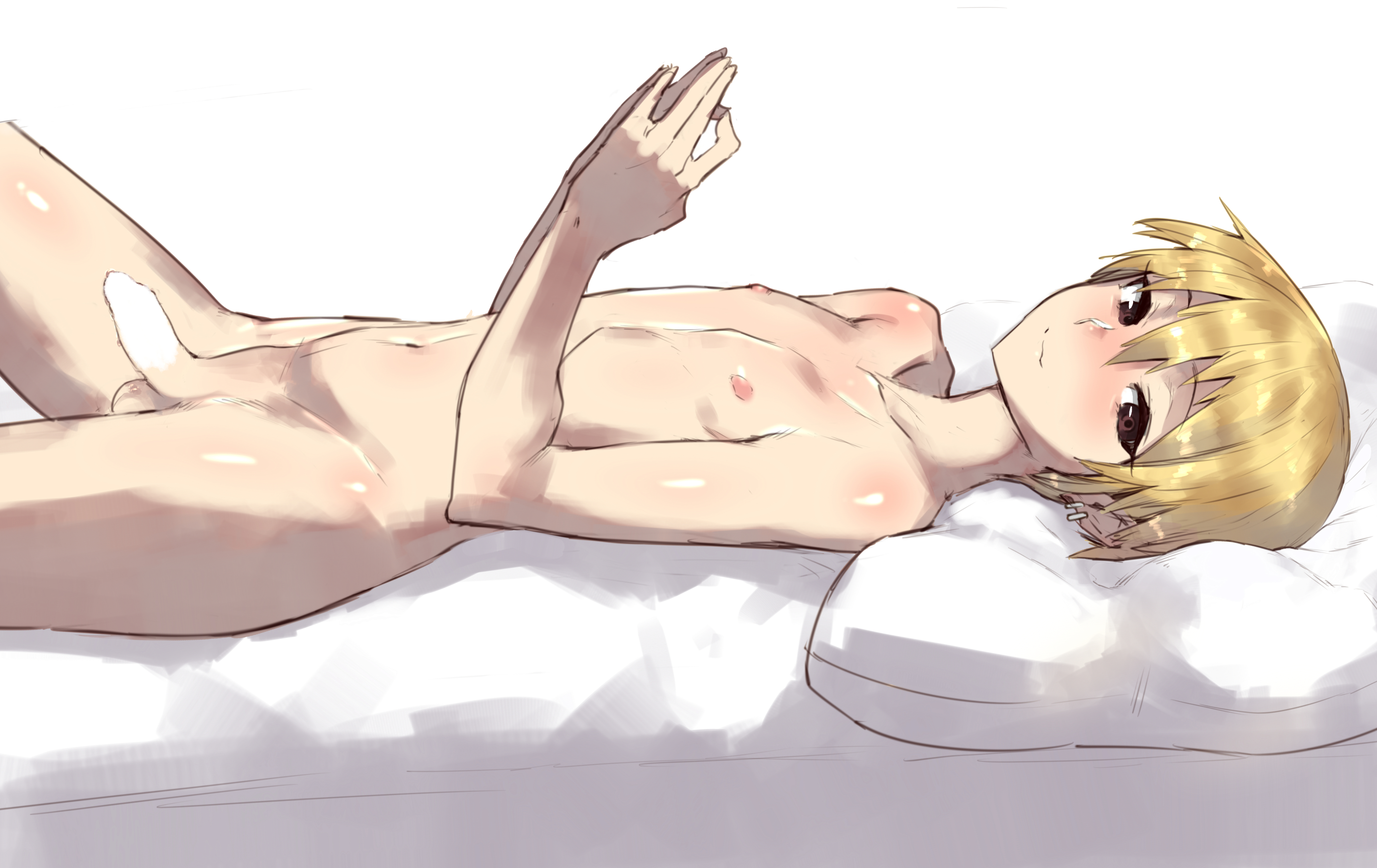 1boy, blonde hair, brown eyes, cute, femboy, konery (reasonyou), male, pice1234, trap, twink