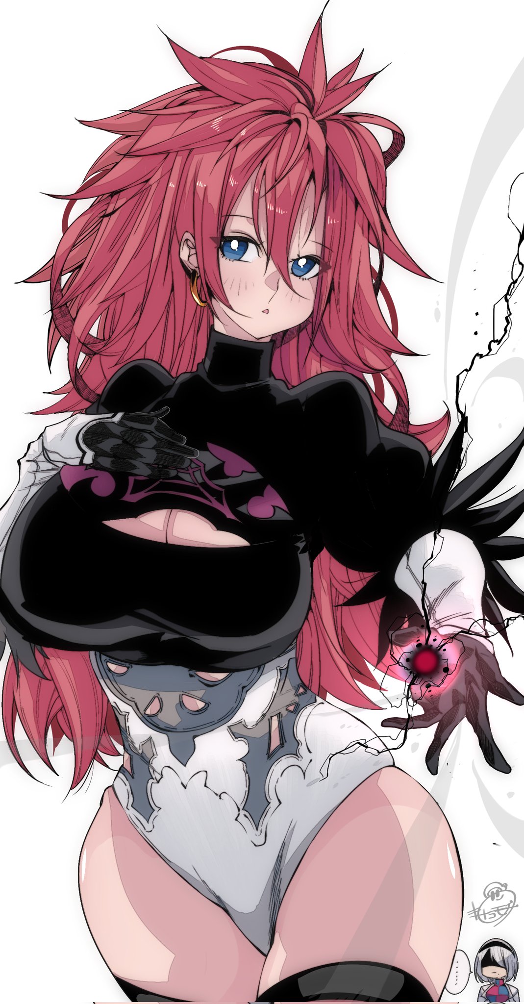 2024 2d 2d_(artwork) 2girls android android_21 android_21_(cosplay) android_21_(good) android_21_(human) arc_system_works artist_signature ass bandai_namco bangs big_ass big_breasts big_butt blindfold blue_eyes boob_window breasts brown_hair butt cleavage clothed clothed_female clothing color colored crossover dragon dragon_ball_fighterz earrings female femme_fatale full_color gloves gold_jewelry hair hair_between_eyes hairband hand_on_breast hips huge_ass huge_breasts huge_butt jewelry labcoat large_ass large_breasts large_butt leotard light-skinned_female light_skin long_hair looking_at_viewer messy_hair mole mole_under_mouth nier:_automata omochi_db platinum_games seductive short_hair square_enix stockings text text_bubble thick_thighs thighs turtleneck video_game video_game_character video_game_franchise video_games voluptuous voluptuous_female vomi_(dragon_ball) white_hair yorha_2b yorha_2b_(cosplay)