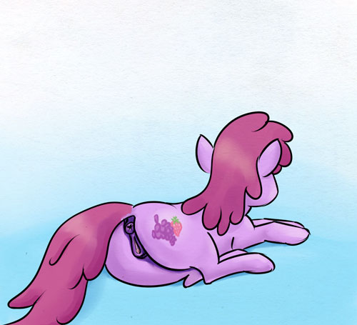 anatomically_correct anatomically_correct_pussy animal_genitalia anus berry_punch_(mlp) el-yeguero equine equine_pussy female feral friendship_is_magic horse mammal my_little_pony pony pussy solo