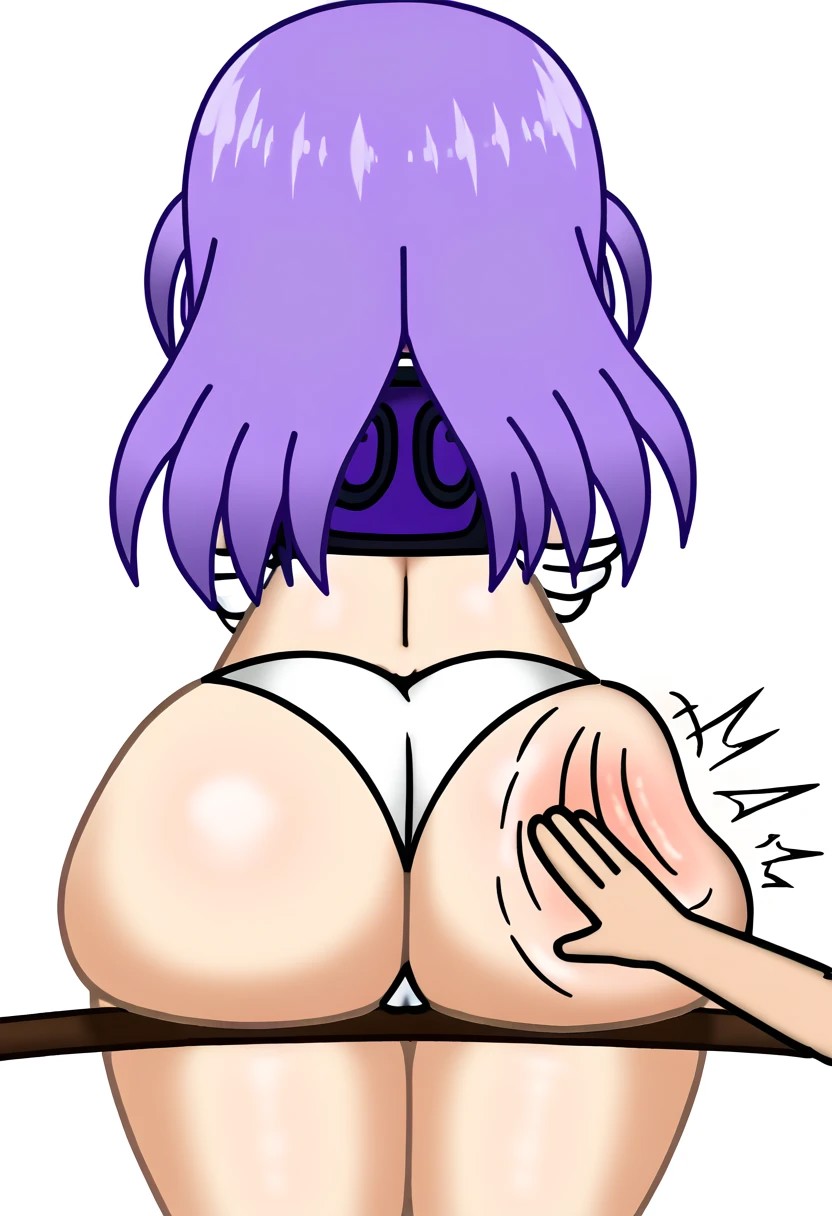 ai_generated ass ass_focus big_ass gacha gacha_club gacha_life jiggling_ass oc panties spanking thick thick_ass