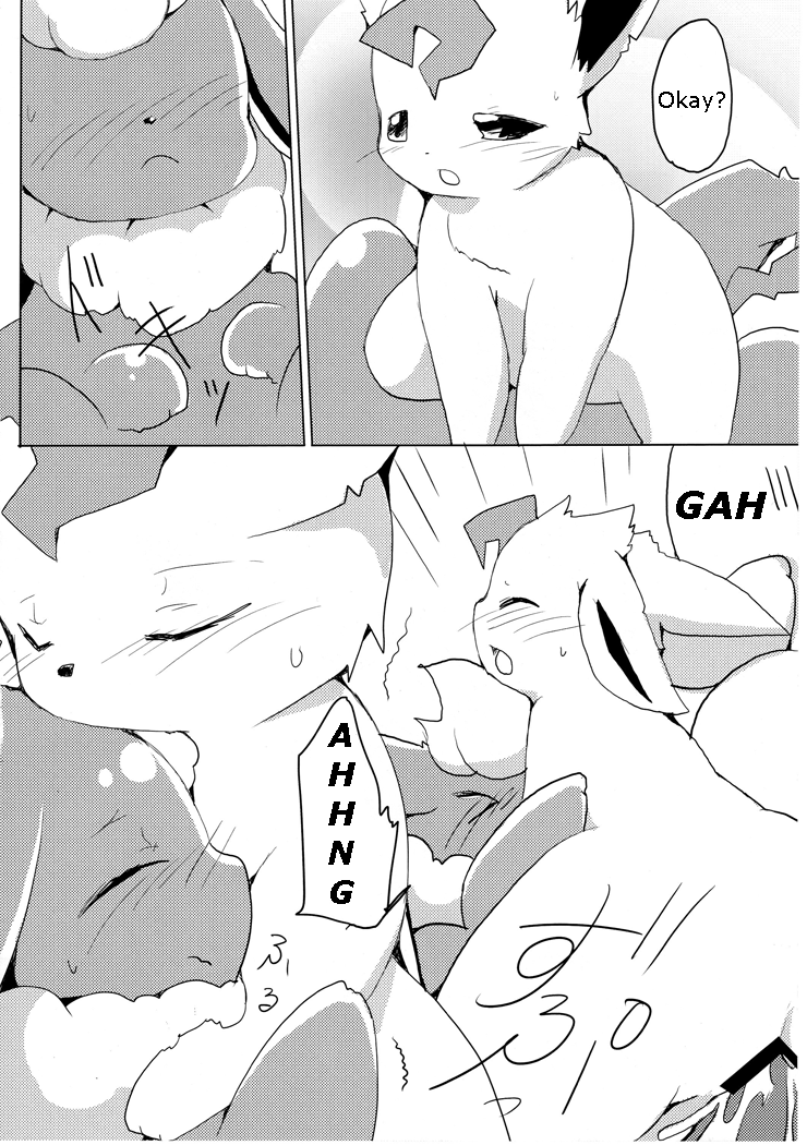 azuma_minatsu censored comic eeveelution female flareon fur kemono leafeon male nintendo penis pokemon sex translated video_games