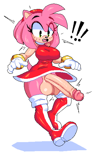 1futa amy_rose dredz futanari pixel_art sonic_(series) white_background