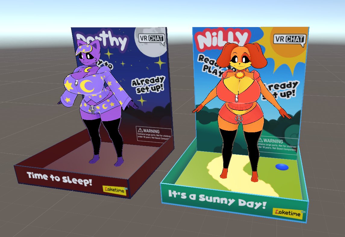 anthro, anthro on anthro, anthro only, barefoot, big breasts, big mouth (anatomy), black nose, black sclera, breasts, canine, catnap, catnap (poppy playtime), cleavage, critters (poppy playtime), dogday, dogday (poppy playtime), doggy, domestic cat, domestic dog, dorthy (theycallhimcake), feline, female, fur, furry, furry only, huge breasts, long tail, nilly (theycallhimcake), no humans, orange fur, orange skin, poppy playtime, poppy playtime (chapter 3), pupils, purple fur, purple skin, purple tail, rule 63, smiling critters, tagme, theycallhimcake, thick thighs, wide hips