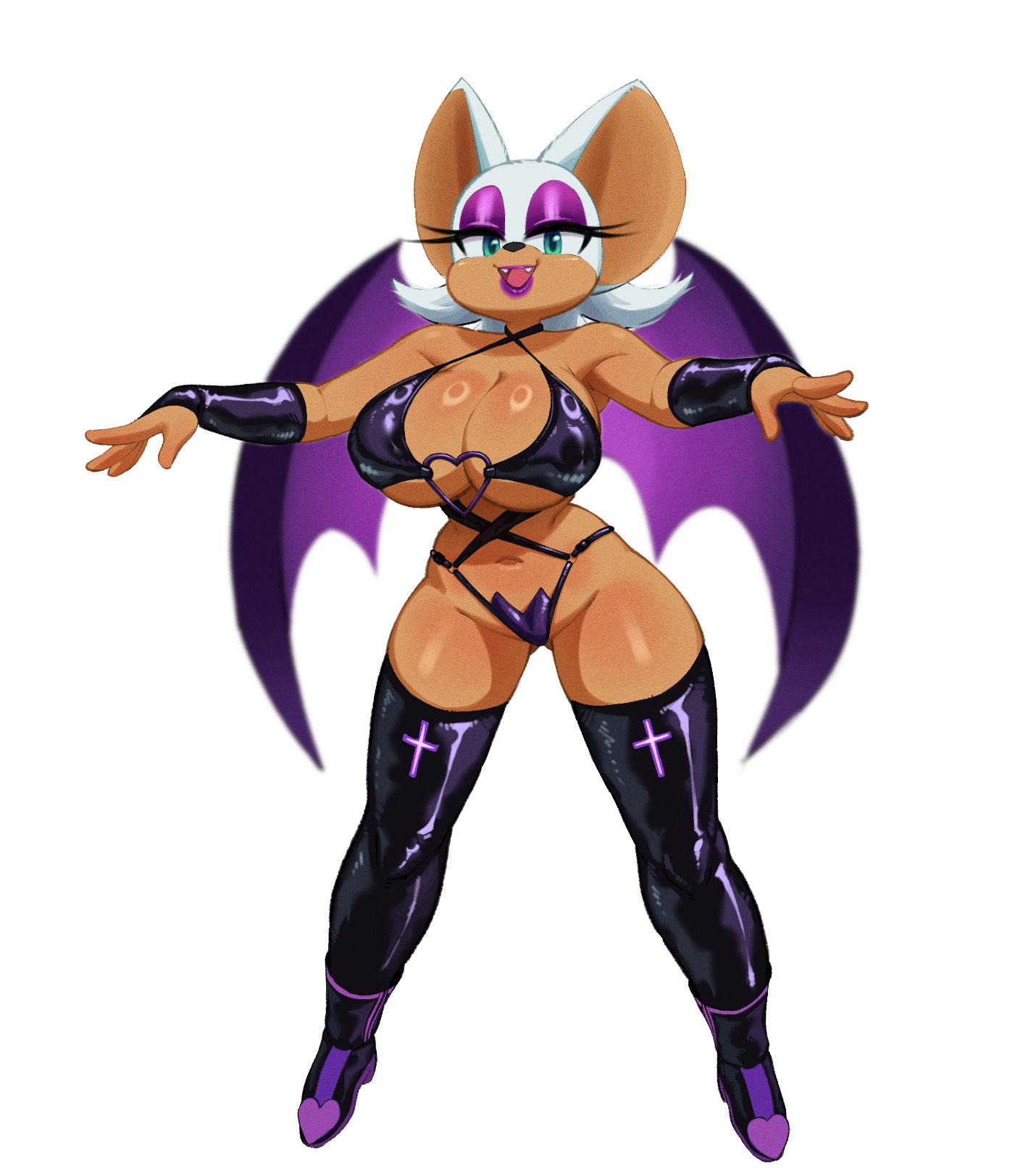 1girls, animal humanoid, anthro, ass, bat, bat girl, bat humanoid, big ass, big breasts, big thighs, breasts, bust, busty, chest, curvaceous, curvy, curvy figure, digital media (artwork), female, grimy291, hips, hourglass figure, huge ass, huge breasts, humanoid, large ass, large breasts, latex, legs, light skin, light-skinned female, mature, mature female, mobian, mobian (species), mobian bat, rouge the bat, sega, slim waist, sonic (series), sonic the hedgehog (series), thick, thick hips, thick legs, thick thighs, thighs, voluptuous, waist, wide hips, wide thighs