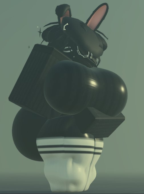 :o, 1girls, 3d, ass, big ass (female), big breasts, black body, breasts, bunny ears, bunny girl, clothing, evil container, female, female only, pawpawmawmeow, roblox, roblox avatar, roblox studio, robloxian, solo, stockings thigh highs, tagme, thick thighs, thighs, turtleneck sweater