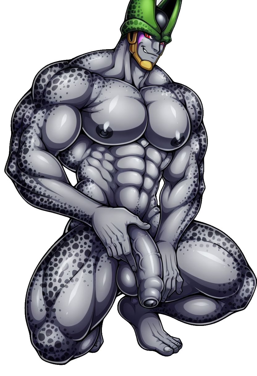 bara bio-android_(dragon_ball) cell_(dragon_ball) dragon_ball dragon_ball_z male male_only penis perfect_cell solo