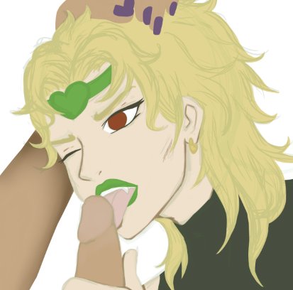 aberrant_al battle_tendency dio_brando erection gay green_lipstick jojo's_bizarre_adventure kars lipstick male male/male male_only one_eye_closed painted_nails penis stardust_crusaders yaoi