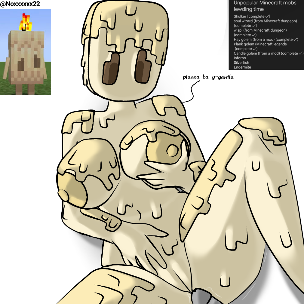 candle candle_golem laying_down minecraft noxxxxxx22 ready_to_fuck shy spread_legs wax wax_girl white_nipples white_skin