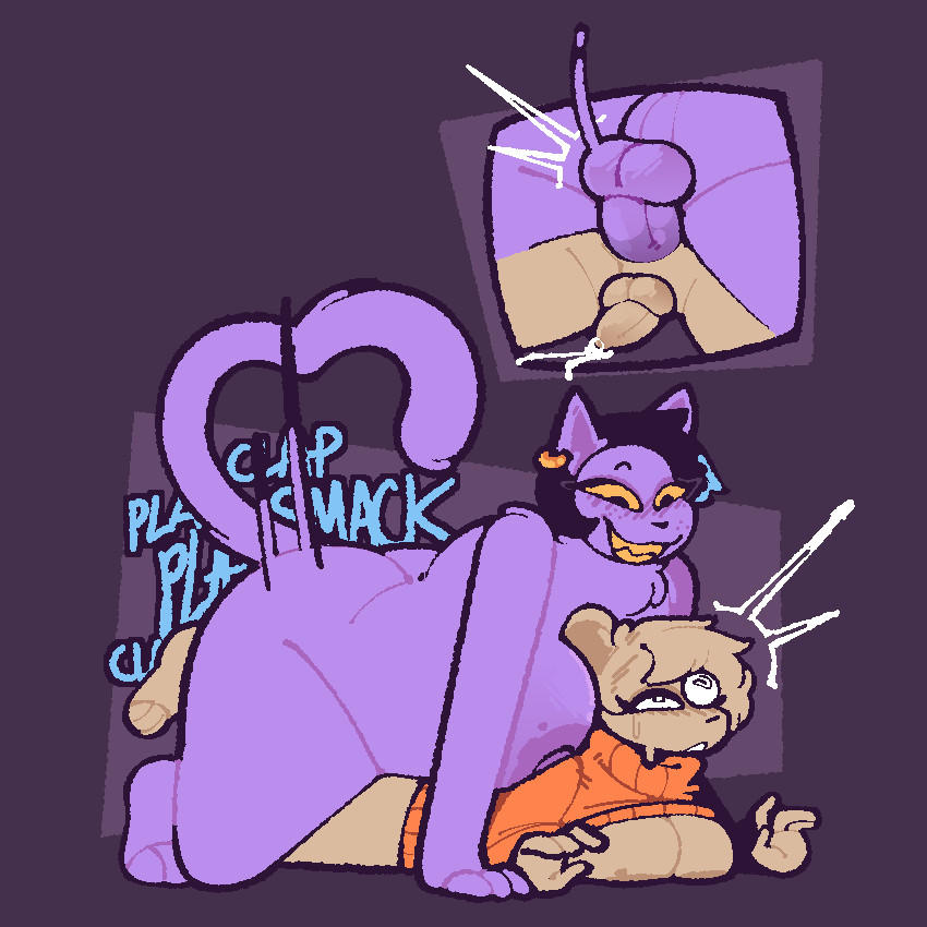 2025 2futas anal anal_sex breasts brown_fur catty_(undertale) clothed clothed_sex cock cum dickgirl dickgirl/dickgirl dickgirl_on_dickgirl furry furry_futa furry_futanari futa futa_furry futa_on_futa futanari futanari_furry grin heart heart_shaped_tail intersex naked naked_futa naked_futanari nude_futa nude_futanari oc onomatopoeia original original_character purple_fur shirt_lift shock shocked tail toby_fox trans_woman transfem undertale undertale_(series) undertale_futanari unretracted_foreskin xenopavilia yellow_eyes yellow_teeth