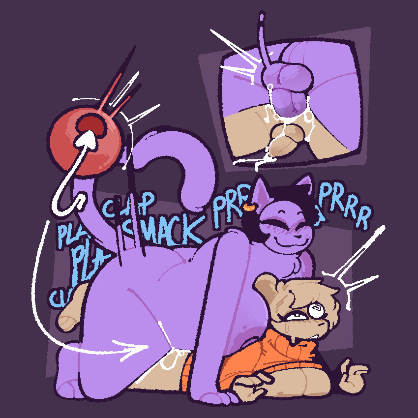 2025 2futas anal anal_sex anthro breasts brown_fur catty_(undertale) closed_eyes clothed clothed_sex cock cum cum_in_ass cum_inside cum_inside_ass cum_inside_butt dickgirl dickgirl/dickgirl dickgirl_on_dickgirl furry furry_futa furry_futanari futa futa_furry futa_on_futa futanari futanari_furry grin heart heart_shaped_tail impregnation intersex naked naked_futa naked_futanari nude_futa nude_futanari oc onomatopoeia original original_character purple_fur shirt_lift shock shocked tail toby_fox trans_woman transfem undertale undertale_(series) undertale_futanari unretracted_foreskin xenopavilia yellow_eyes yellow_teeth