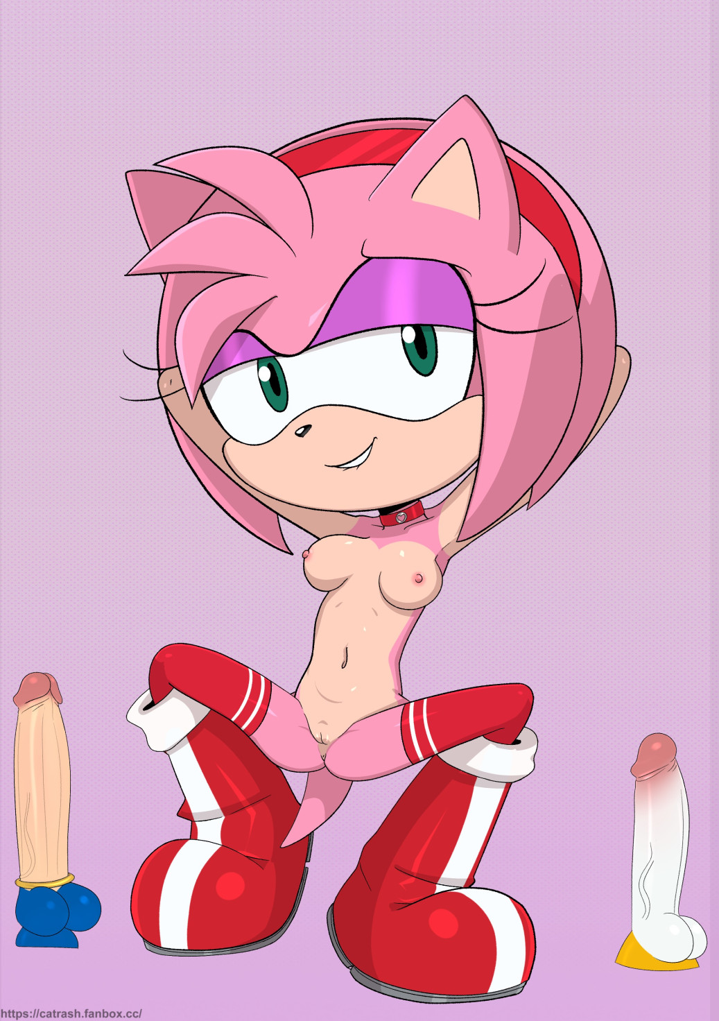 2025 accessory amy_rose anus areola biped bite biting_lip biting_own_lip black_nose blue_dildo boots breasts catrash choker clothing cock_ring conjoined_eyes crouching dildo eulipotyphlan eyelashes female footwear front_view fur genitals green_eyes half-closed_eyes hands_behind_head heart_symbol hedgehog hi_res humanoid_dildo humanoid_genitalia humanoid_pussy jewelry legwear looking_at_viewer mammal medium_breasts mostly_nude mostly_nude_anthro mostly_nude_female multicolored_body multicolored_boots multicolored_clothing multicolored_dildo multicolored_footwear multicolored_legwear multicolored_thigh_highs narrowed_eyes navel necklace nipples penis_accessory penis_jewelry pink_areola pink_body pink_dildo pink_ears pink_fur pink_nipples pink_tail plantigrade pointy_ears prick_ears pupils purple_background purple_eyelids pussy red_boots red_choker red_clothing red_footwear red_hairband red_jewelry red_legwear red_necklace red_thigh_highs sega self_bite sex_toy shoes simple_background smile smiling_at_viewer solo sonic_(series) sonic_the_hedgehog_(series) tail tan_body tan_inner_ear tan_skin text thigh_highs two_tone_body two_tone_boots two_tone_clothing two_tone_footwear two_tone_legwear two_tone_thigh_highs url white_boots white_clothing white_dildo white_footwear white_legwear white_thigh_highs yellow_dildo