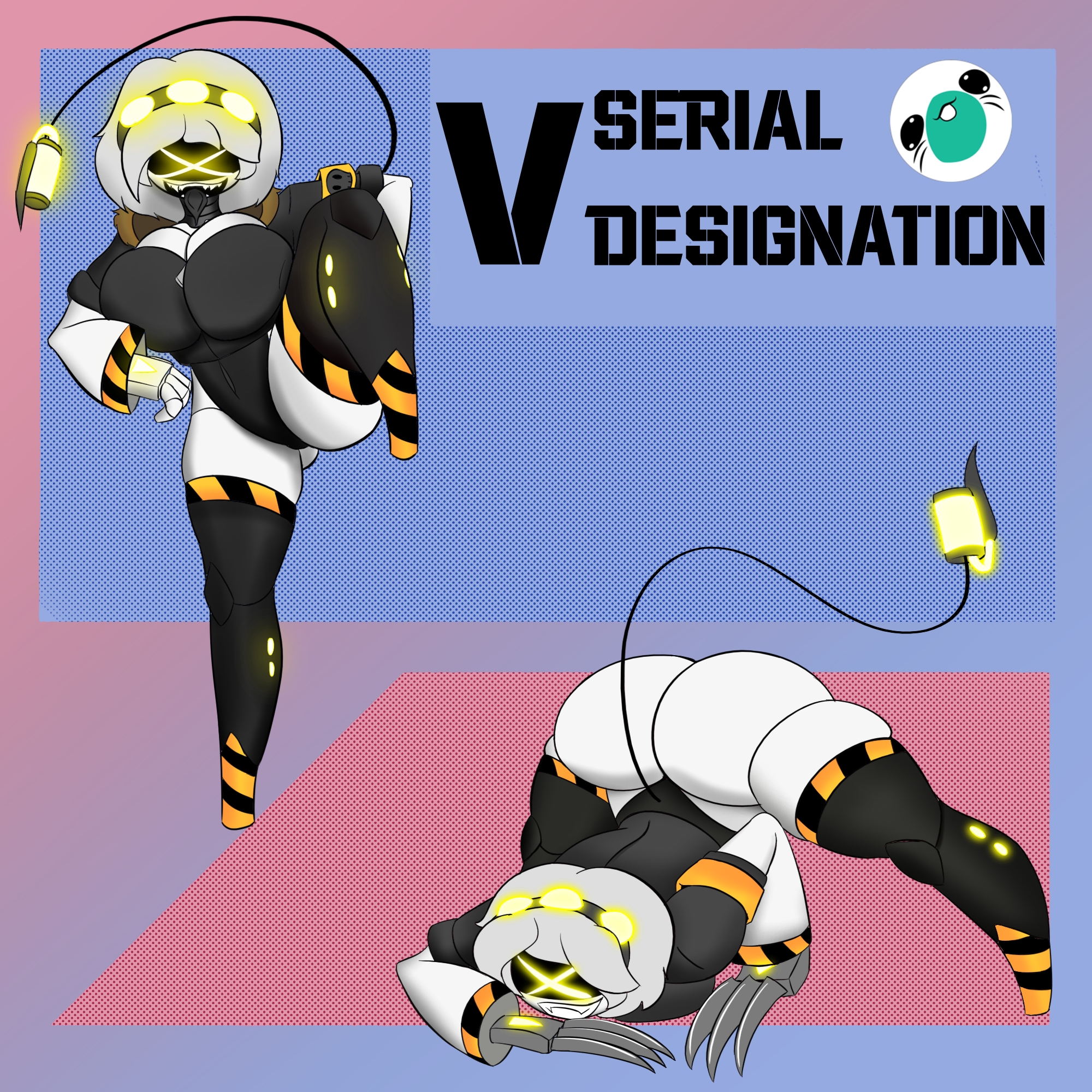 big ass, big breasts, big butt, ecuatorian 2003, female, female only, murder drones, robot girl, short hair, v (murder drones)