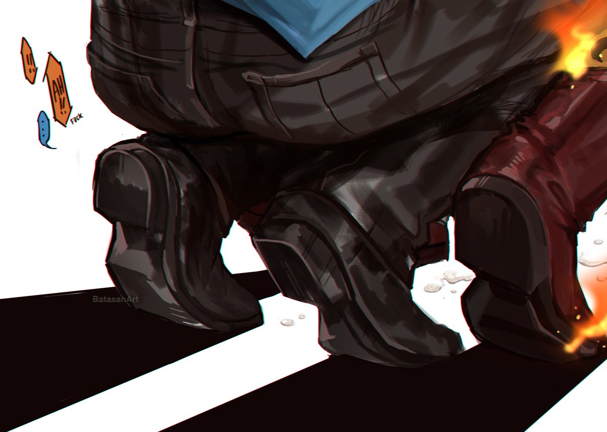 2boys, ass, cum, dispatch (game), flambae, gay, implied sex, male, male only, ninntar, robert robertson, yaoi