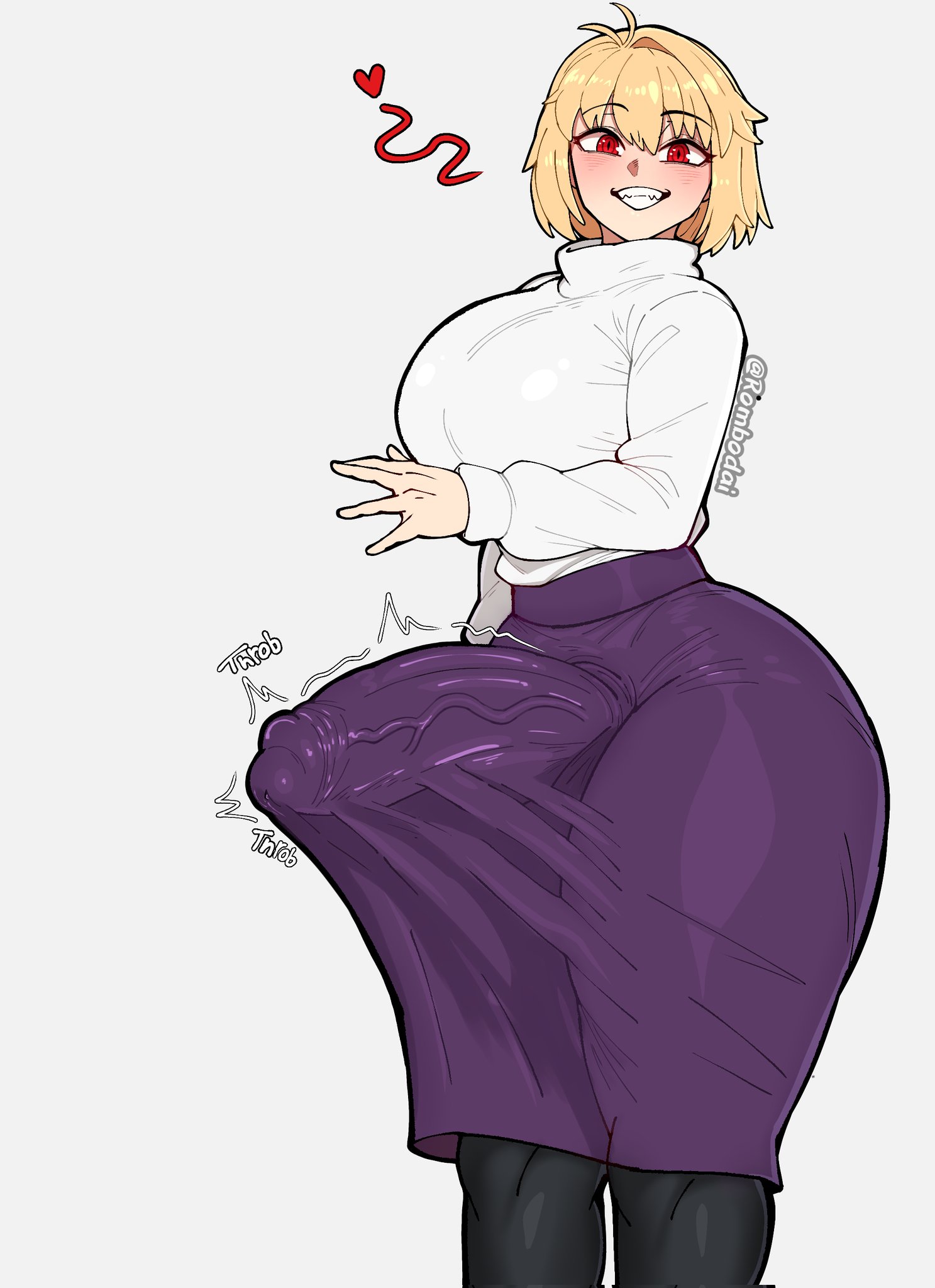 1futa, arcueid brunestud, big breasts, big penis, blonde futa, blonde hair, busty, dick, dickgirl, erect penis, erection, erection under clothes, fat cock, futa only, futanari, huge breasts, huge cock, large breasts, large penis, melty blood arcueid figure (meme), meme, mostly clothed, penis, penis under clothes, rombodai, solo, solo futa, tsukihime