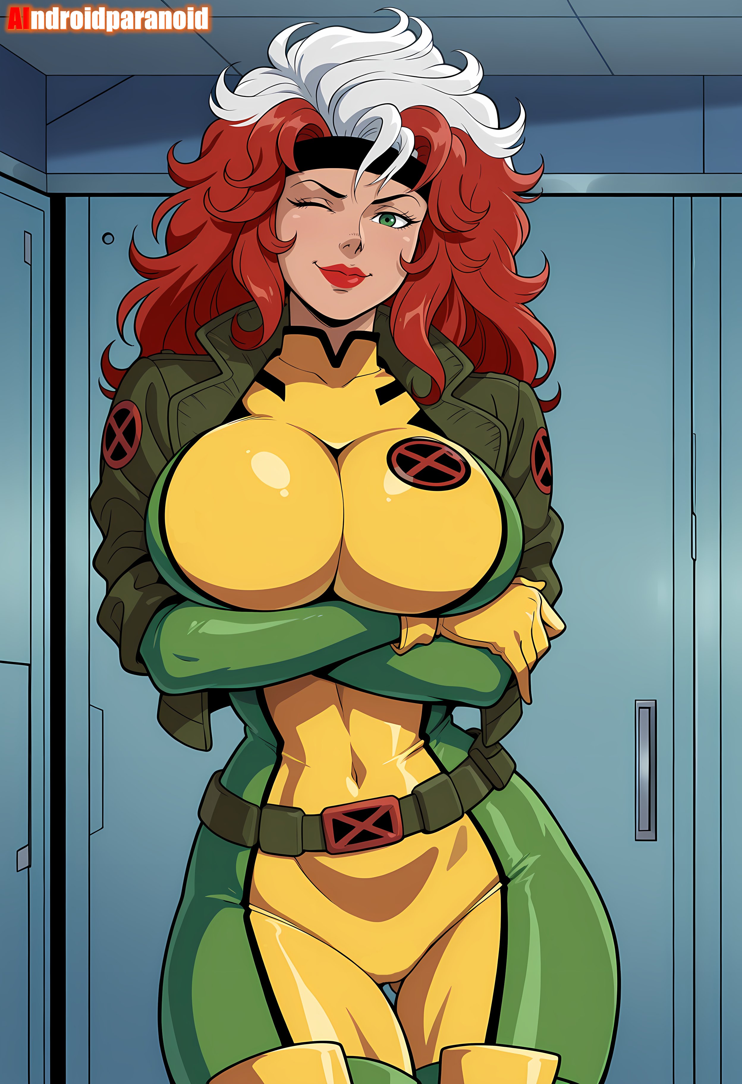 1girls, ai generated, aindroidparanoid, ass, big ass, big breasts, big butt, bodysuit, breasts, busty, cartoon, cartoon network, comic, curvy, cute, fat ass, female, female only, hair, hi res, hips, huge ass, huge breasts, human, large ass, large breasts, legs, marvel, marvel comics, narrow waist, rogue (x-men), slim waist, superheroine, tagme, thick ass, thick thighs, voluptuous, waist, wide hips, x-men