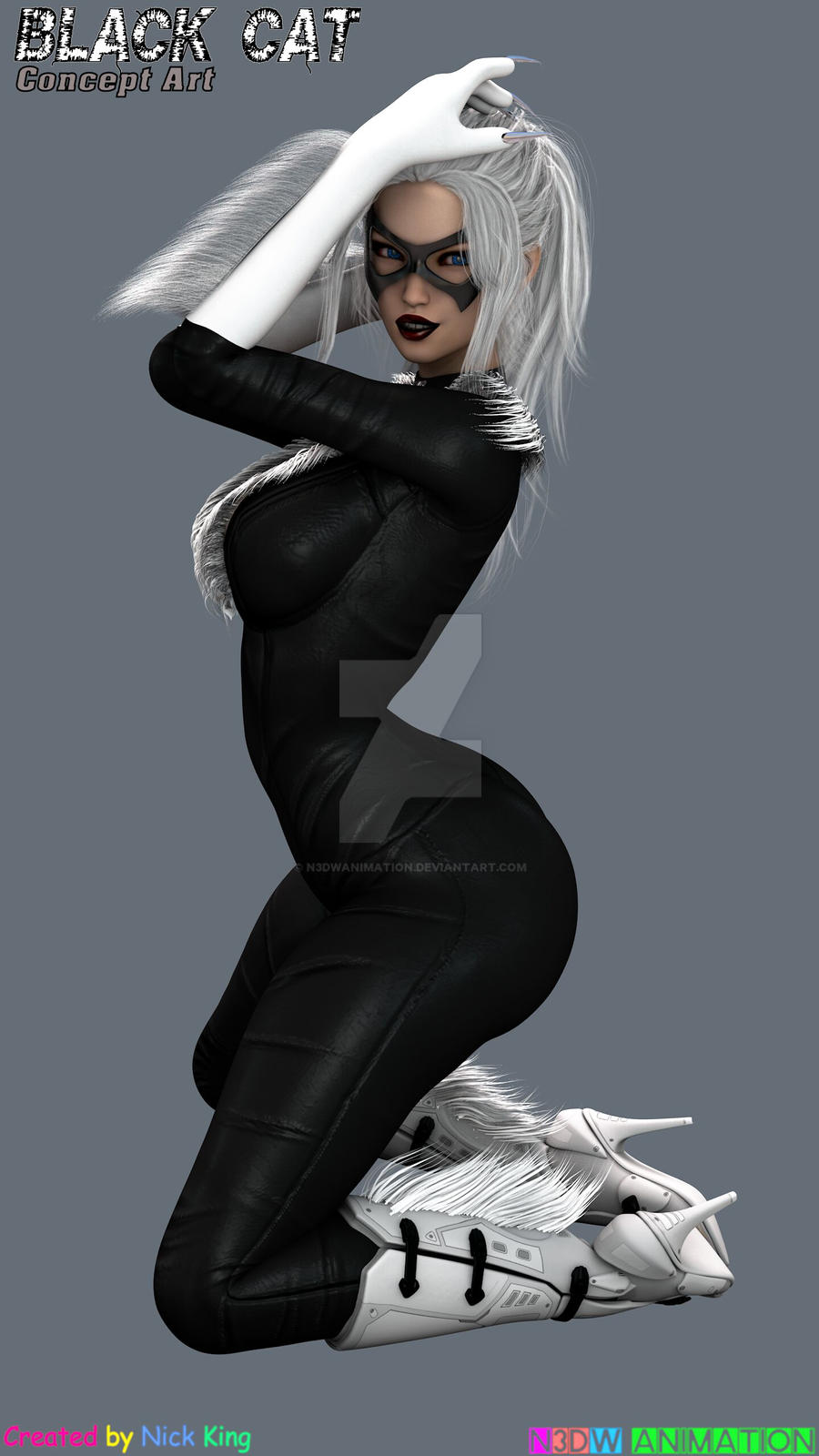 Black Cat (Marvel) Rule 34 Image