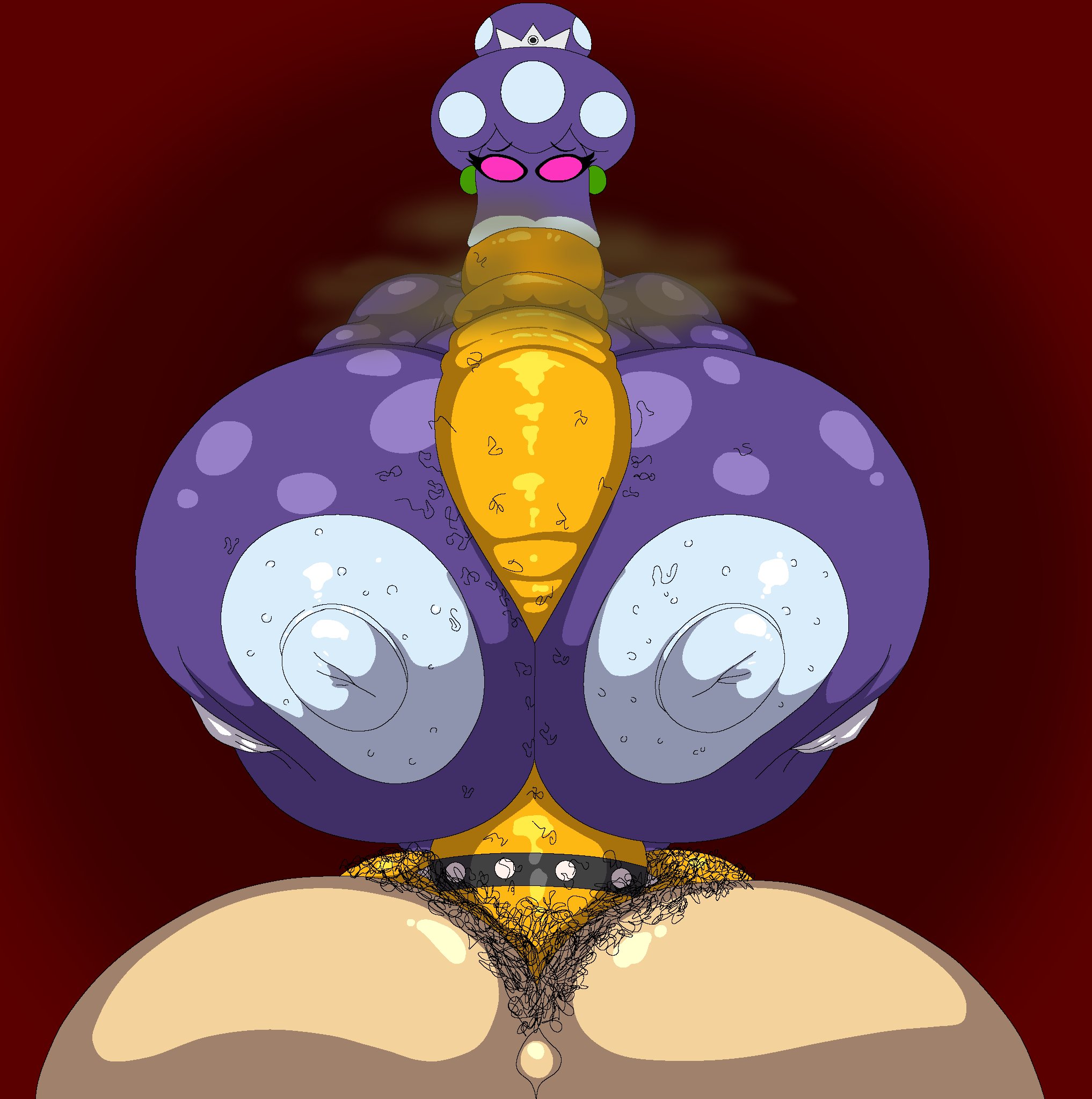 alien, alien girl, big lips, blowjob, blowjob face, boobjob, boobjob during fellatio, bowser, erolae, fat male, glands of montgomery, hairy, hairy body, holding breast, hyper, hyper breasts, hyper genitalia, hyper penis, komi edits, mario (series), mario and luigi (series), mario and luigi: partners in time, monster, monster cock, montgomery glands, musk, nipples, paizuri, paizuri fellatio, princess shroob, pubes, pubes exposed, pubes in mouth, pubes on breast, pubes on face, pubes on skin, pubic hair, pubic hair in mouth, pubic hair on breasts, purple skin, smell, smelly, smelly cock, straight face, text, tiara, titjob, varix (edit), white skin, yellow skin