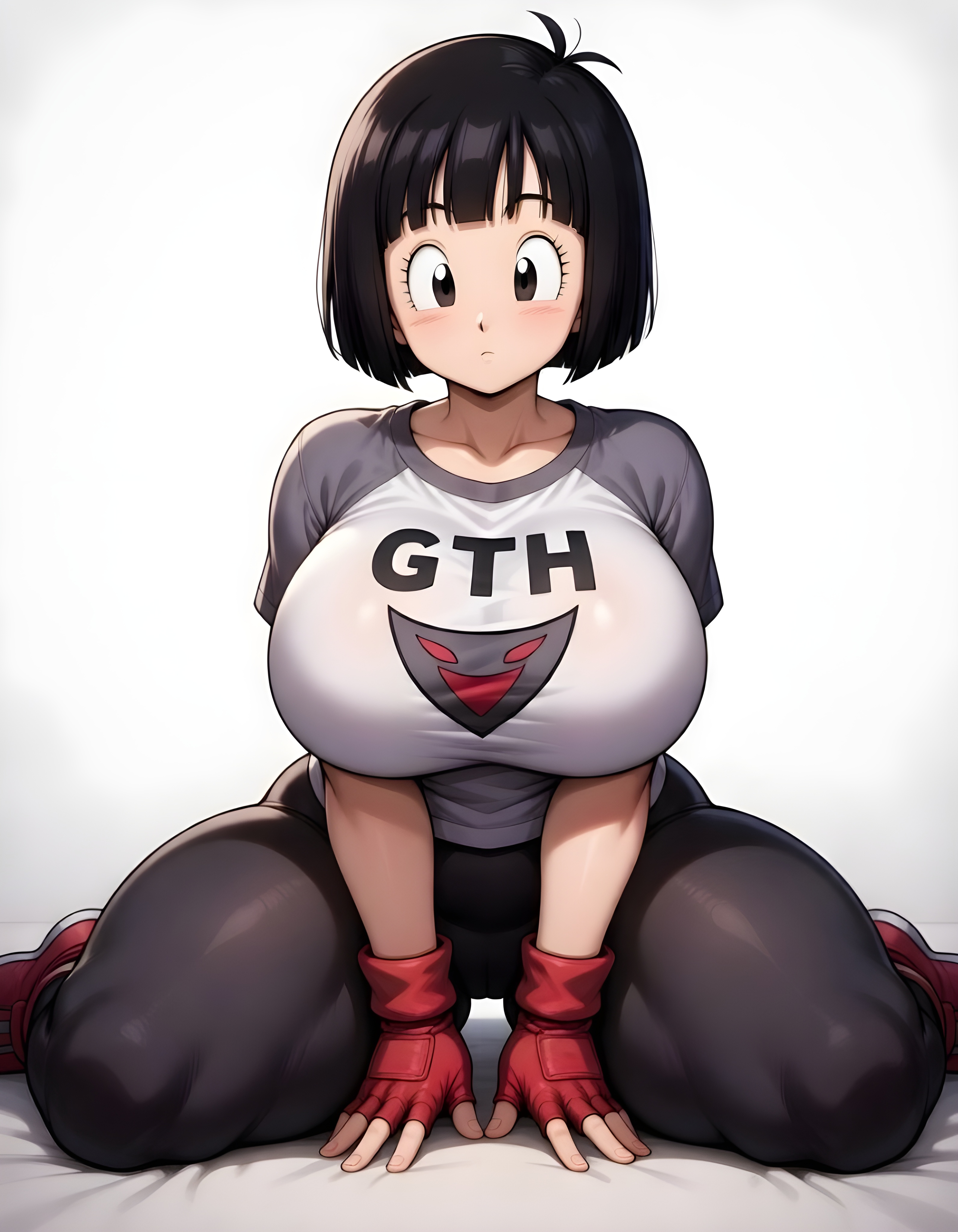 1girls, ai generated, big ass, big breasts, big butt, brasil louco, bubble ass, bubble butt, clothed, clothed female, curvaceous, curvy, curvy body, curvy female, curvy figure, dragon ball, dragon ball super, dragon ball super super hero, dragon ball z, female, female focus, female only, front view, full body, full clothed, fully clothed, huge breasts, looking at viewer, pan (dragon ball), presenting, saiyan, saiyan female, seducing, seducing viewer, seductive, seductive look, seductive pose, sexy, sexy body, sexy pose, shortstack, shueisha, simple background, solo, solo female, solo focus, tagme, thick ass, thick body, thick butt, thick legs, thick thighs, toei animation, voluptuous, voluptuous female, white background