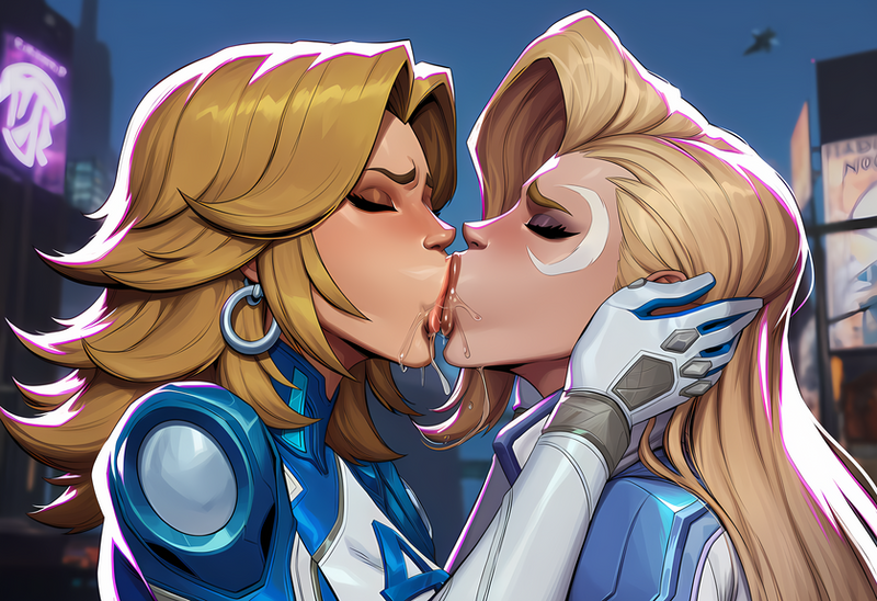 2girls, ai generated, blonde female, blonde hair, dagger (marvel rivals), dagger (marvel), deep tongue, extreme french kiss, french kiss, french kissing, invisible woman, invisible woman (marvel rivals), kissing, lesbian kiss, marvel, marvel comics, marvel rivals, passionate, passionate kiss, powerhouserift, saliva, saliva drip, saliva string, saliva trail, sloppy kiss, sue richards, sue storm, tongue, yuri