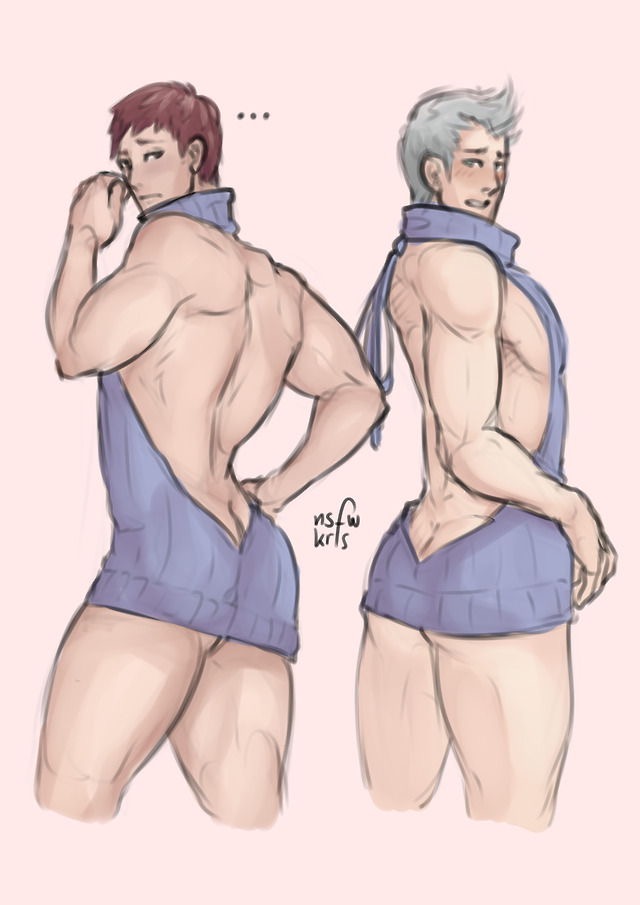 fire_emblem fire_emblem:_radiant_dawn fire_emblem_fates kieran_(fire_emblem) male_only nsfwkris shy silas_(fire_emblem) virgin_killer_sweater