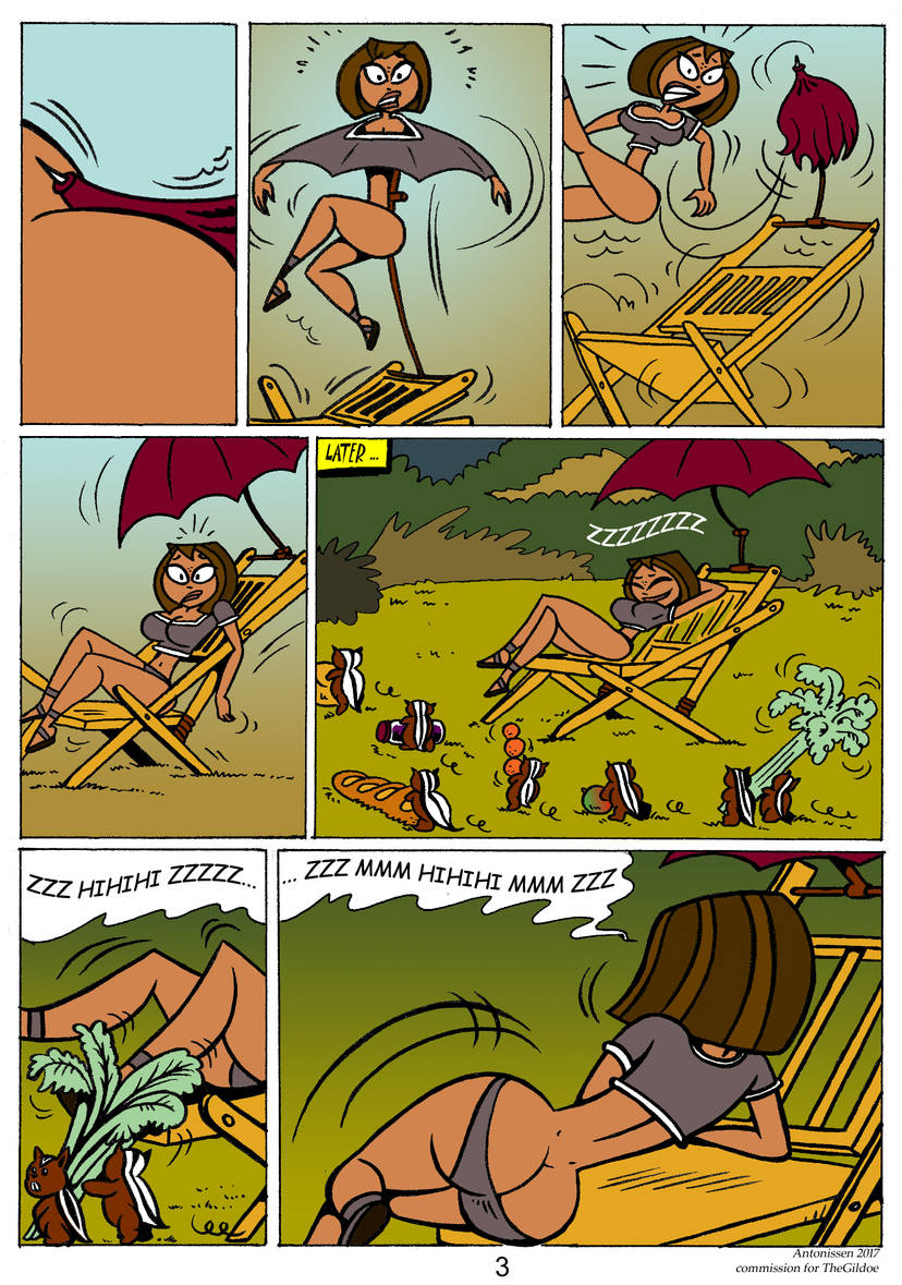 antonissen ass butt_crack comic commission courtney_(tdi) humor page_3 page_number sleeping total_drama_island underwear