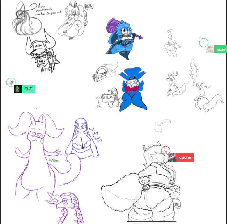 artesjsc big_ass big_breasts breasts bubble_butt cleavage drawpile female goodra huge_ass huge_breasts kyogre magma_(app) pokemon pokemon_(species) scolipede thick_thighs wide_hips