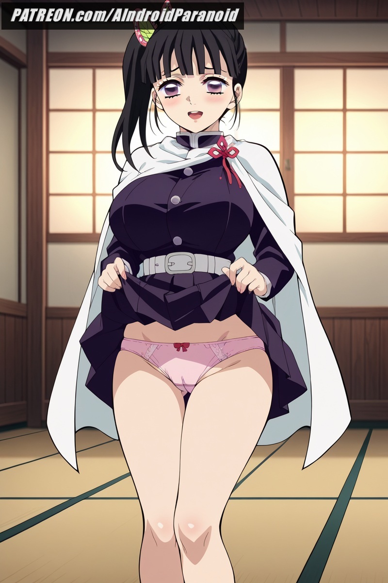 ai_generated aindroidparanoid ass big_ass big_breasts big_butt busty cameltoe curvy cute demon_slayer fat_ass female female_only flashing flashing_panties hips huge_ass huge_breasts kimetsu_no_yaiba large_ass large_breasts legs long_legs narrow_waist panties slim_waist stable_diffusion thick_ass thick_thighs tsuyuri_kanao voluptuous waist wide_hips