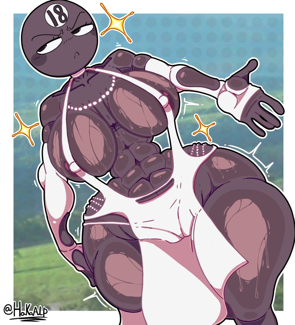 2026 8_ball abs aged_up animate_inanimate areola armwear artist_name ass ball big_breasts big_butt billiard_ball black_areola black_body black_eyes blush blushcrunch_studio bodily_fluids breasts camel_toe clothing dandy's_world digital_media_(artwork) dress elbow_gloves female for_a_head frown genital_outline gloves half-closed_eyes handwear karikhuri looking_away muscular muscular_female narrowed_eyes nipple_outline object_head roblox slit_dress solo sparkles standing sweat text thick_thighs thong three-quarter_view toodles_(dandy's_world) toon_(dandy's_world) underwear vulva_outline white_armwear white_clothing white_dress white_elbow_gloves white_gloves white_handwear white_thong white_underwear