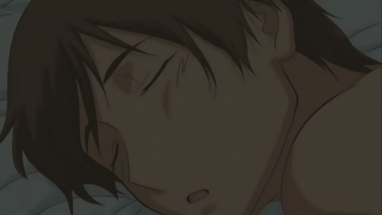 1boy 1girls animated aniyome_wa_ijippari areolae bare_arms bare_back bare_breasts bare_chest bare_shoulders bed bed_sheet big_breasts blue_hair blush blushing breasts brown_hair busty cleavage erect_nipples female fondling fondling_breast hentai hentai_series horny horny_male inner_sideboob katsuragi_mai katsuragi_tsutomu kissing kissing_cheek large_breasts laying laying_down laying_on_bed laying_on_side lover-in-law male male/female naked naked_female naked_male nipples no_bra nude nude_female nude_male nudity romantic romantic_couple sideboob sleeping straight straight_hair straight_sex tagme waking_up wholesome_nudity