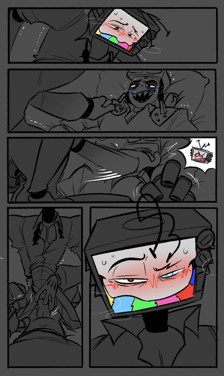 2boys, breeding, comic, cum, cuntboy, dilf, domination, flustered, gay, gay sex, gunshow (smg4 ship), intersex, knot, knotting, male, mr puzzles, mr wpnz, mr. puzzles, mr. wpnz, overstimulation, riding, sex, smg4, smg4 art, tv head