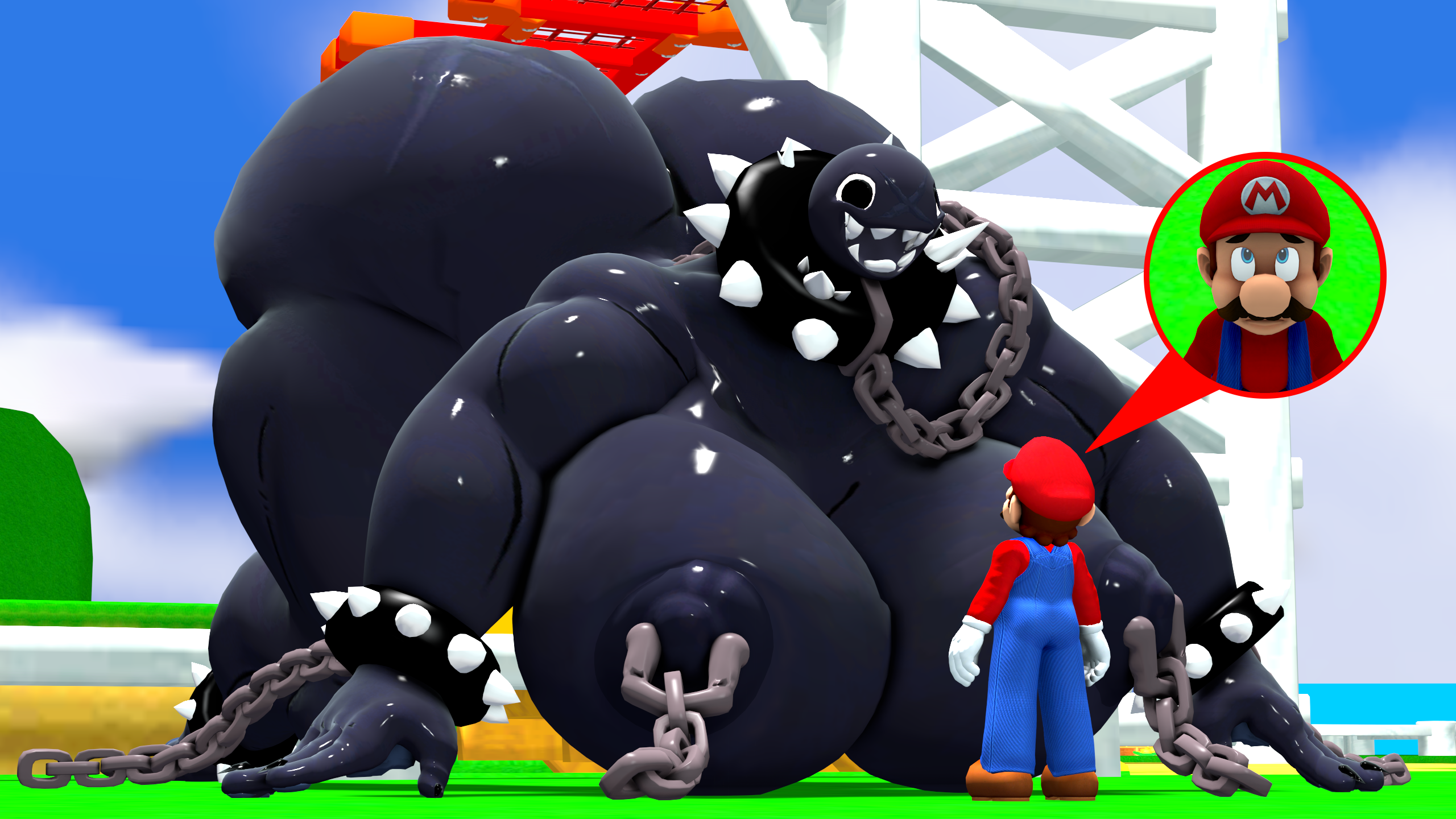 1boy, 1girls, 3d, 3d (artwork), about to be raped, about to cum, about to have sex, about to pound the fuck outta em, areolae, ass, big ass, big breasts, breasts, chain chomp, chained, death by snoo snoo, female, furry, gigi (thecoatl034), horny, horny female, imminent, imminent anal, imminent death, imminent milking, imminent oral, imminent orgasm, imminent penetration, imminent rape, imminent sex, kabalmystic (style), larger female, larger female smaller male, lucky bastard, male, male/female, mario, mario (series), massive butt, mop, nintendo, nipple piercing, nipples, nude, nude female, nude female clothed male, predator/prey, rough sex, round ass, scared, sfm, smaller male, snu-snu, source filmmaker, to, tomop, used like a toy