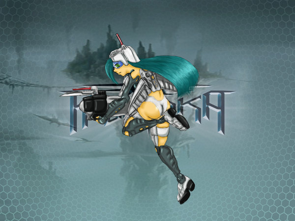 1girls ass back_view bayonet bionicle color female female_only flying hair humanized kopaka kopaka_(adaptive_armor) kopaka_(nuva) kopaka_nuva_phantoka lego long_hair mask panties phantoka rule_63 shoes solo teal_hair toa toa_nuva toa_phantoka weapon yellow_body