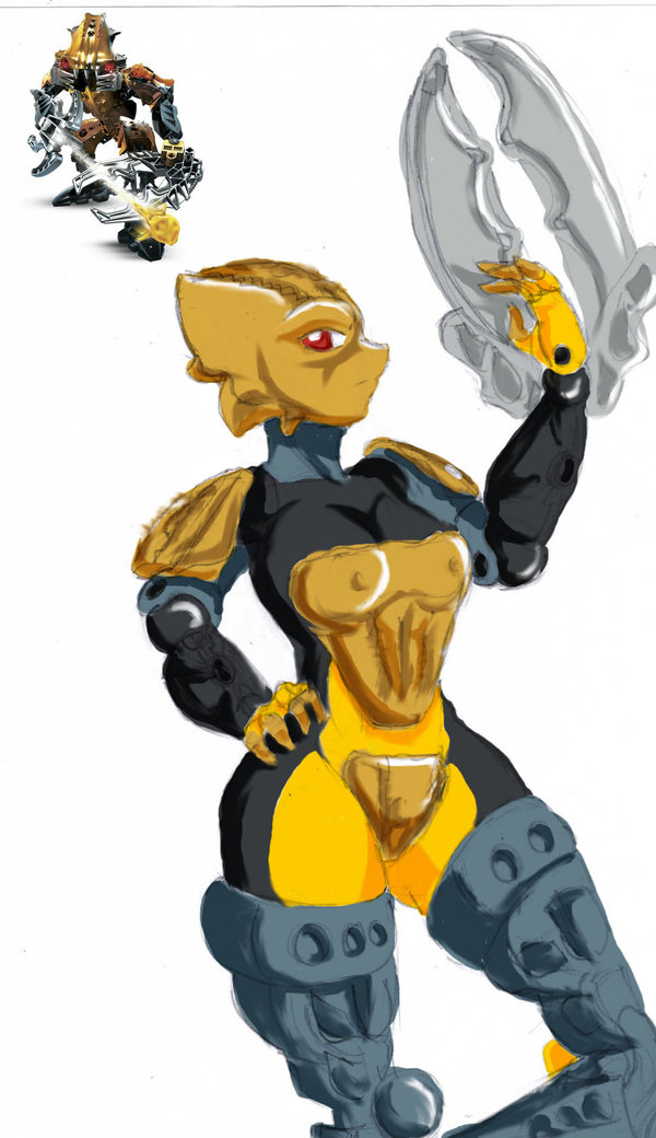 barraki bionicle carapar color female female_only front_view lego rule_63 solo uncensored white_background