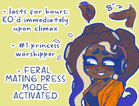 dark-skinned_female futanari marina_(side_order) marina_(splatoon) measurements penis pussy splatoon tagme wormbin