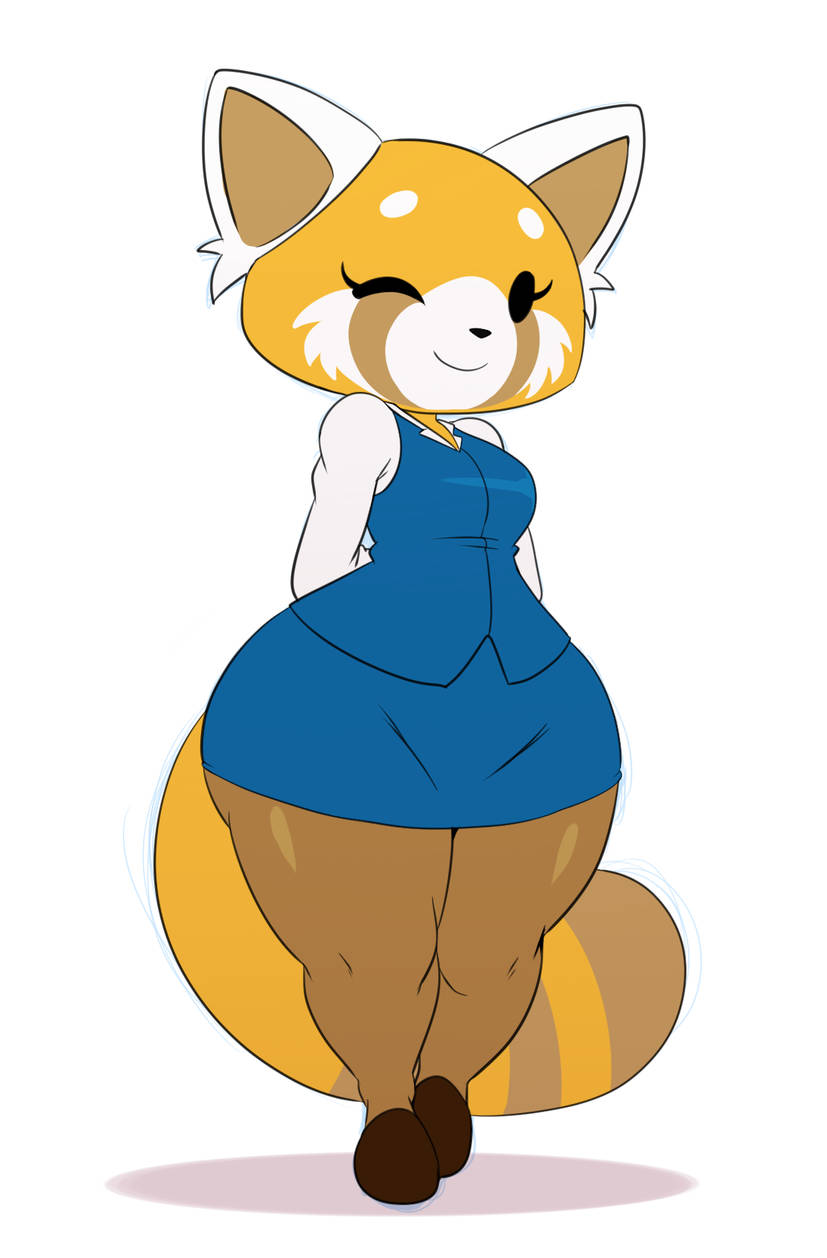 aggressive_retsuko aggretsuko female jpeg netflix office_clothing office_lady red_panda retsuko sanrio solo sssonic2 tagme tail thick_thighs thighs wide_hips