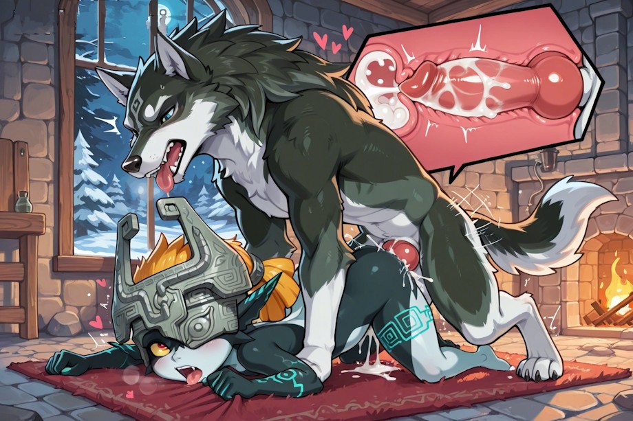 1boy 1girls ai_generated cum cum_in_pussy cum_inside cumming cumming_in_pussy cumming_inside cumming_while_penetrating elliota1991 female hearts_around_head imp_midna internal internal_cumshot internal_vaginal internal_view interspecies interspecies_sex knot knotted knotted_penis knotting male midna moan moaning moaning_in_pleasure mobians.ai nintendo penis the_legend_of_zelda the_legend_of_zelda:_twilight_princess tongue_out visible_breath wolf wolf_link zoophilia