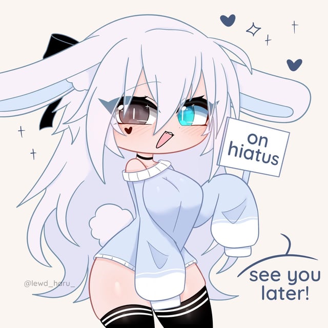 gacha, gacha club, gacha life, haru (lewd haru), lewd haru (artist), thighhighs