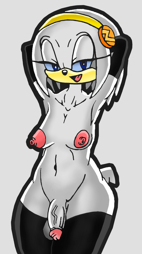 1futa anthro big_breasts big_nipples breasts clothing damian_hodge dickgirl futa_only futanari gloves half-closed_eyes intersex legwear nipples penis plain_background solo solo_futa sonic_(series) stockings tongue tongue_out wide_hips zeta zeta_the_echidna