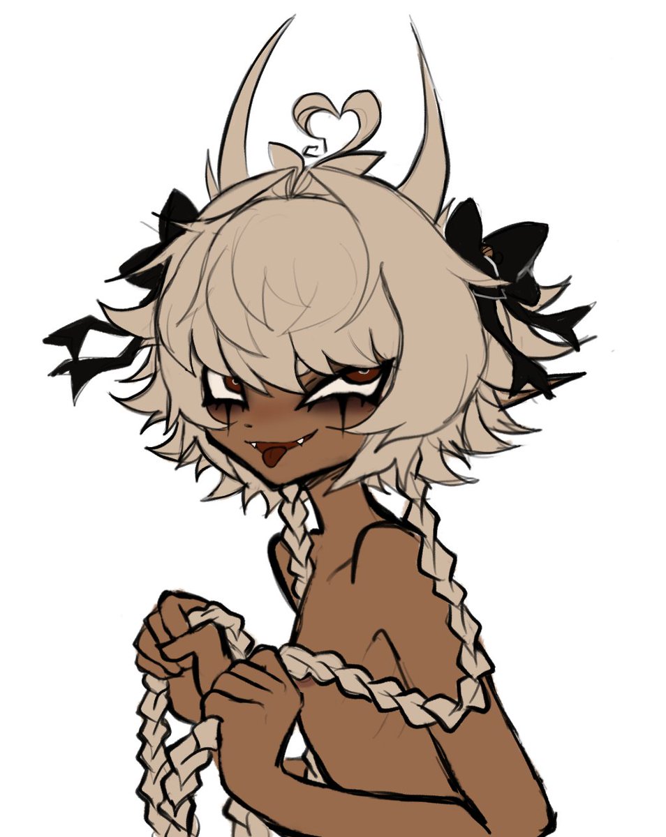 1boy, femboy, liar (sh4rkle), male, pulling hair, sh4rkle (artist), tagme