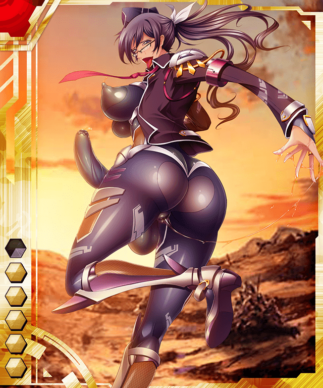 1futa ass balls breasts erect_nipples erection full-package_futanari futa_only futanari glasses hair hair_ribbon hasuma_reiko hat headgear intersex large_breasts large_penis lilith-soft long_hair looking_back open_mouth penis ponytail puffy_nipples purple_hair pussy_juice solo taimanin_(series) taimanin_asagi taimanin_asagi_battle_arena taimanin_asagi_battle_arena_all_card_gallery testicles tied_hair tongue tongue_out