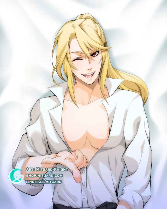 2dart blackbutler dakimakura edgar fanart husbando husbandomaterial long_hair mitgard-knight mitgardstore pretty_boy